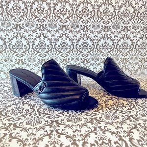 Karl Lagerfeld Paris Women’s Slip on Healed Sandals, size 6.5